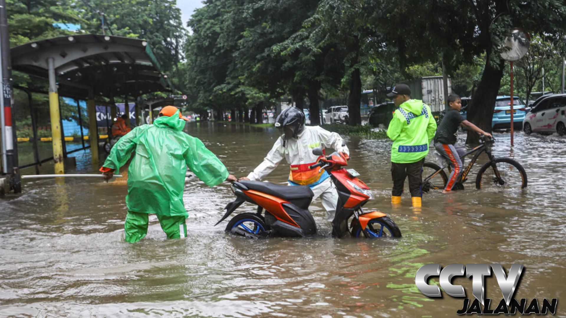 CCTV Banjir Jakarta Pantau Angke Hulu Siaga 1