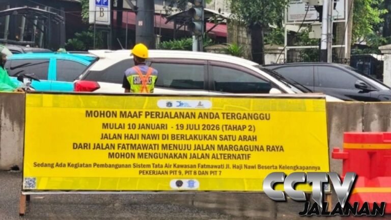 Dishub Berlakukan Satu Jalur di Haji Nawi hingga Juli 2026